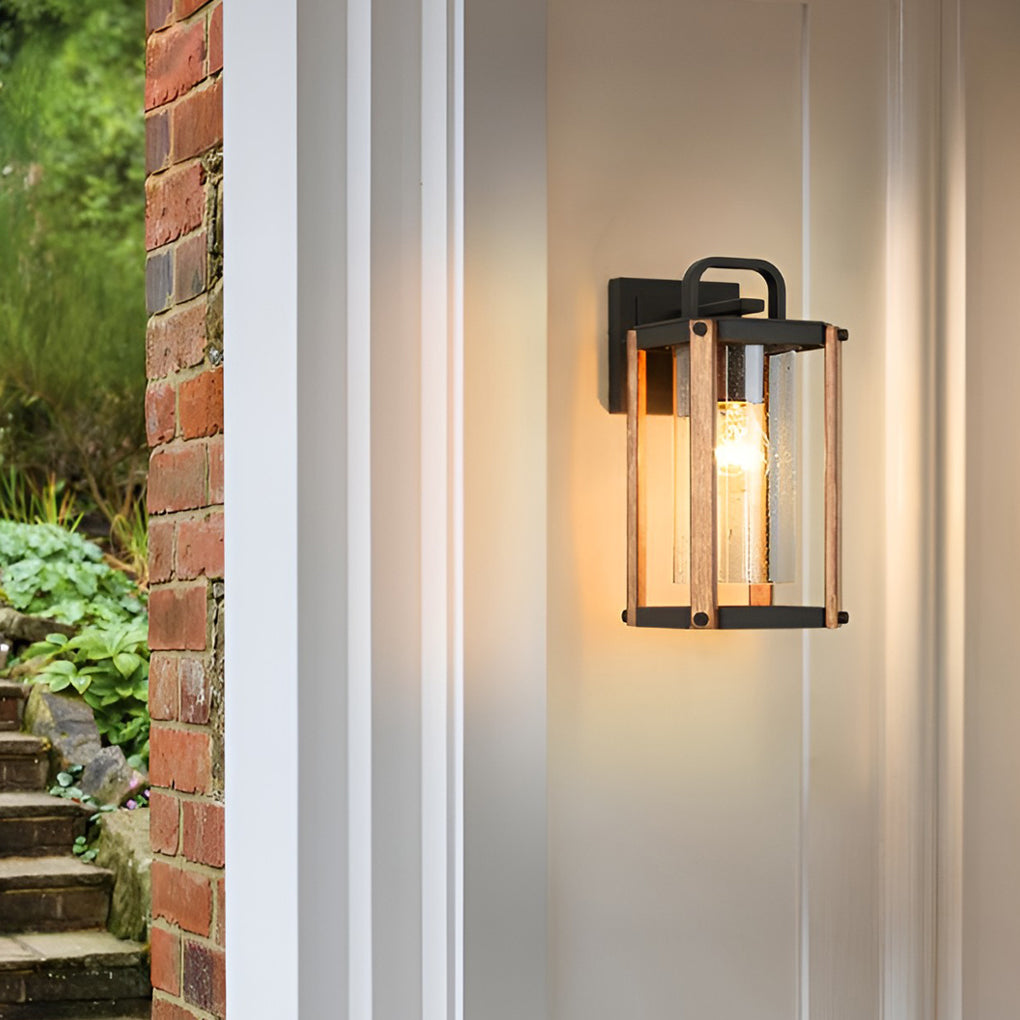 BRIGHTON COAST WATERPROOF GLASS LANTERN WALL LIGHTING