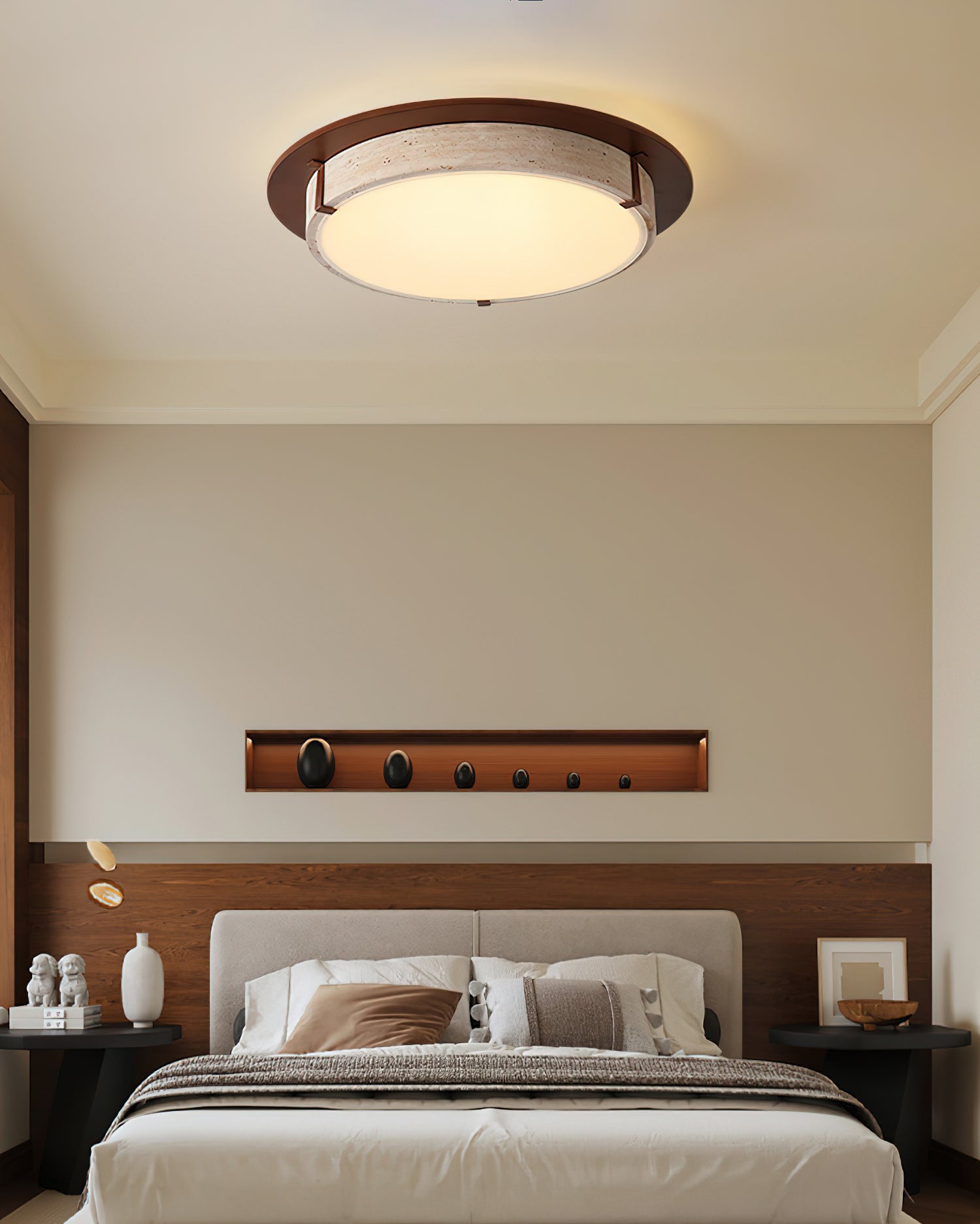 FENWICK RUSTIC WOODEN CEILING LANTERN