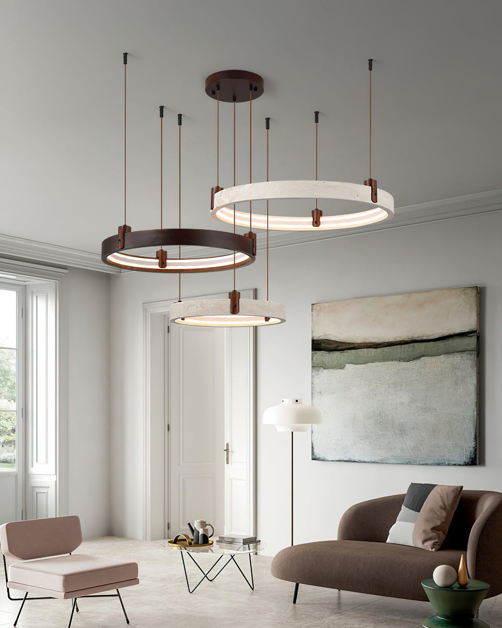 WINTHORPE CRYSTAL FUSION CHANDELIER