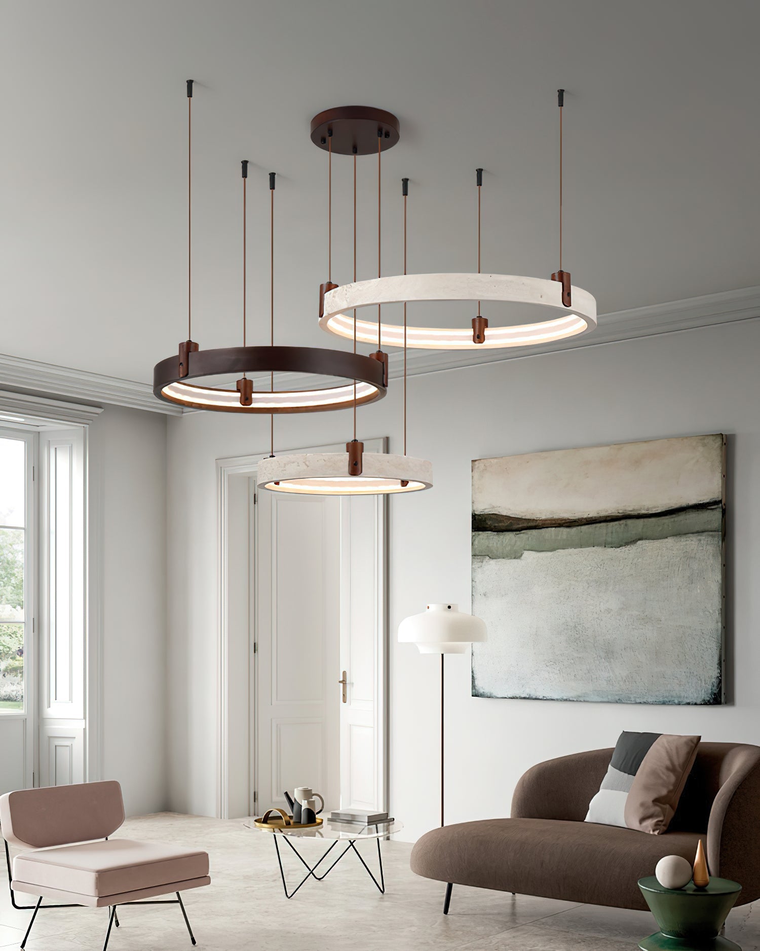WINTHORPE CRYSTAL FUSION CHANDELIER