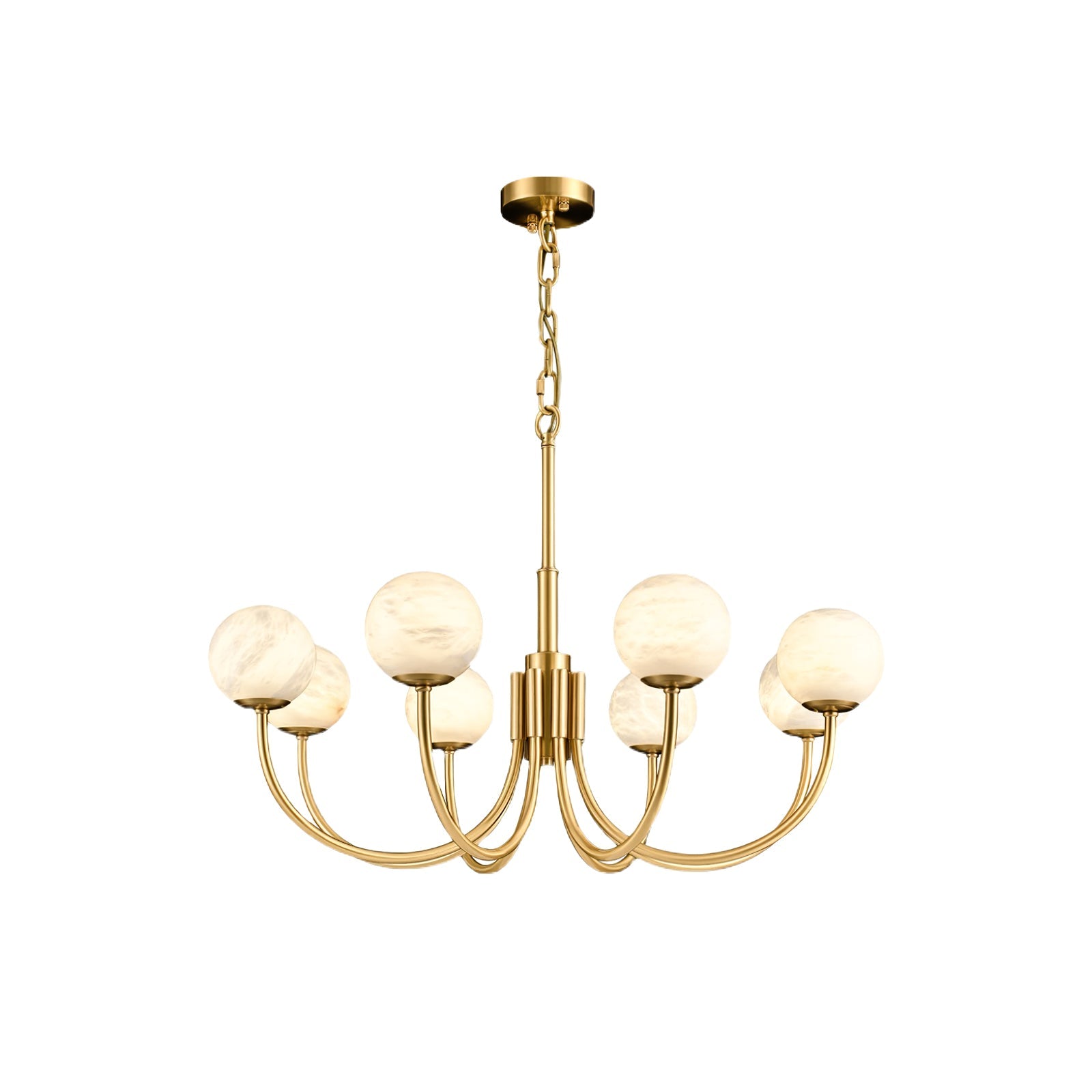 WINDSOR ALABASTER ORB LUMINAIRE