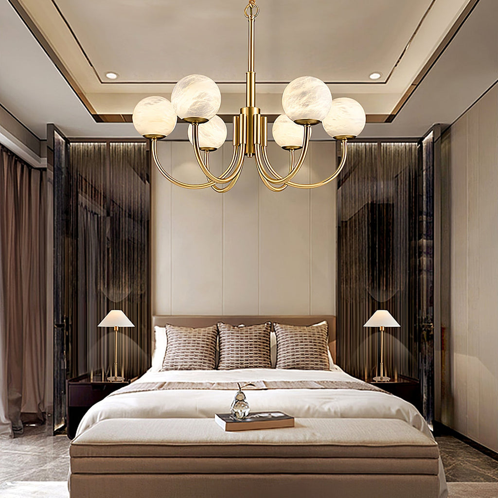 WINDSOR ALABASTER ORB LUMINAIRE
