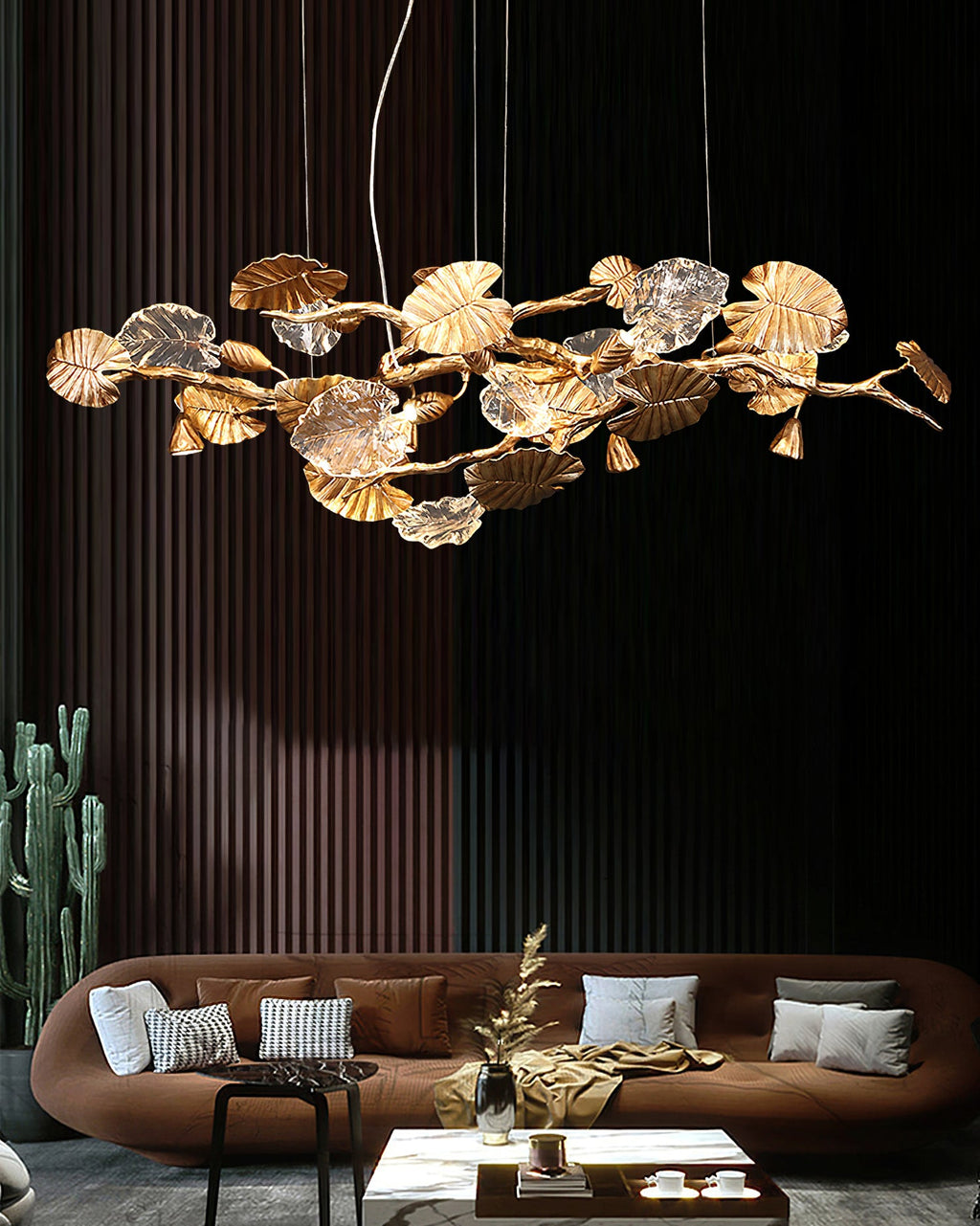 FENWICK GILDING LEAF CEILING LANTERN