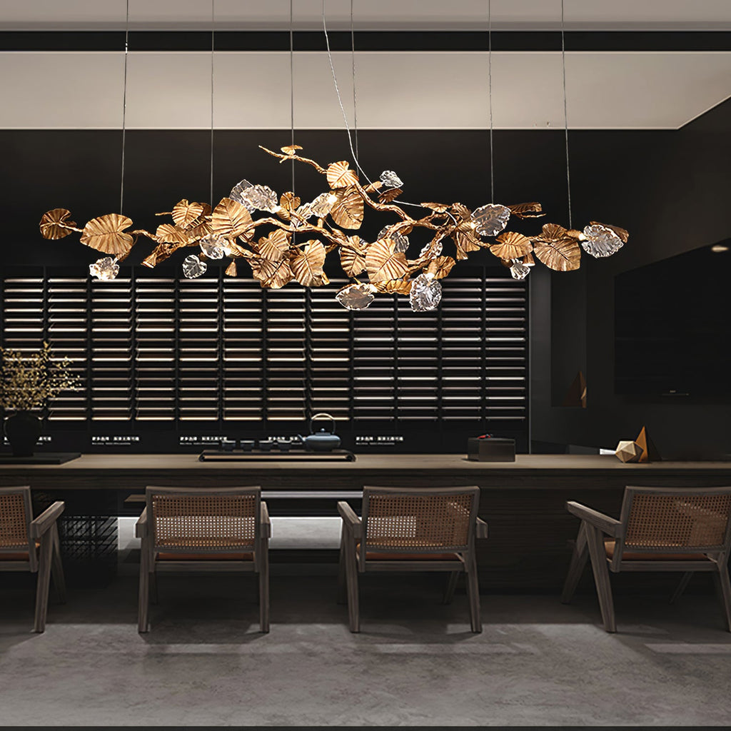 FENWICK GILDING LEAF CEILING LANTERN