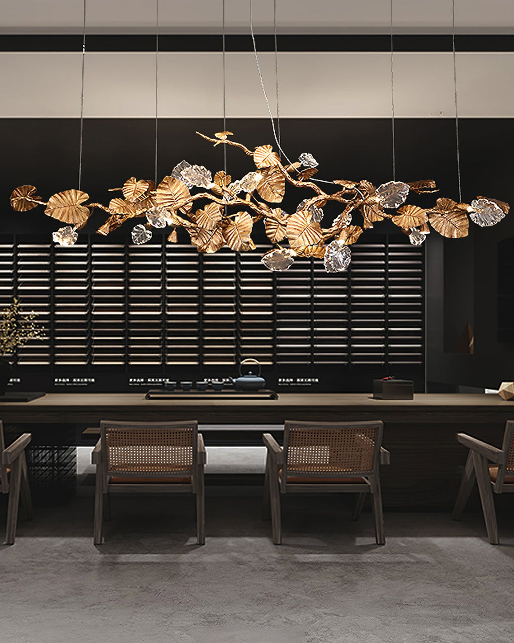 FENWICK GILDING LEAF CEILING LANTERN