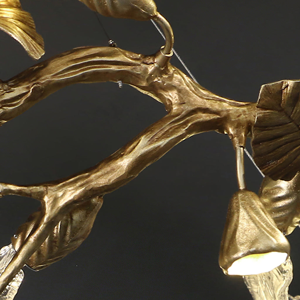 FENWICK GILDING LEAF CEILING LANTERN