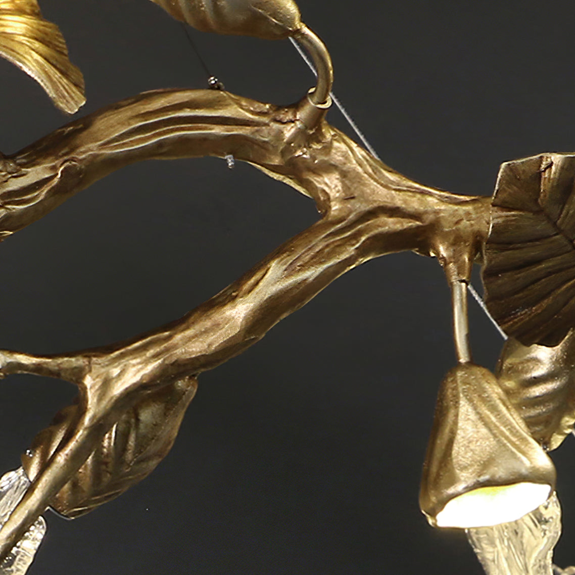 FENWICK GILDING LEAF CEILING LANTERN