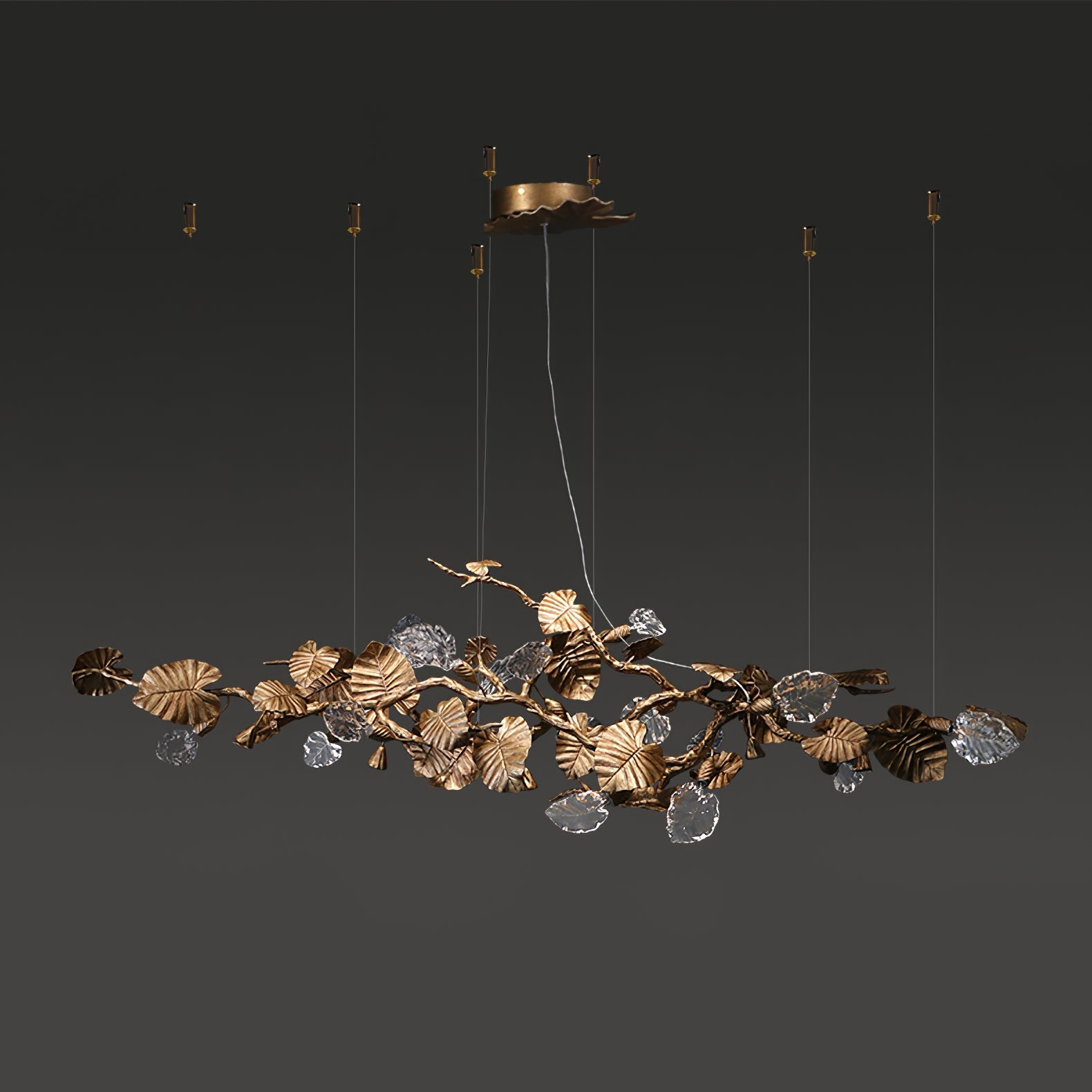 FENWICK GILDING LEAF CEILING LANTERN