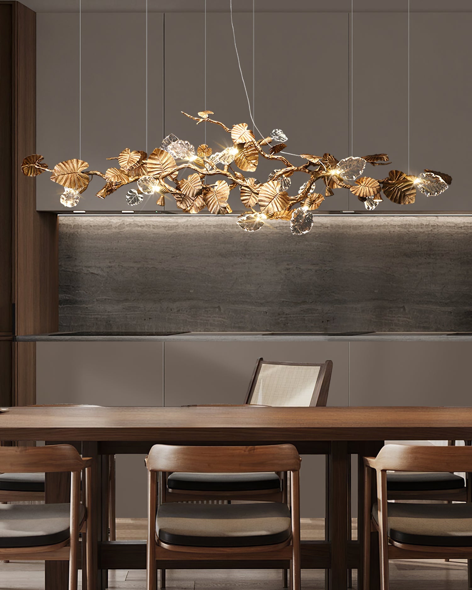 FENWICK GILDING LEAF CEILING LANTERN