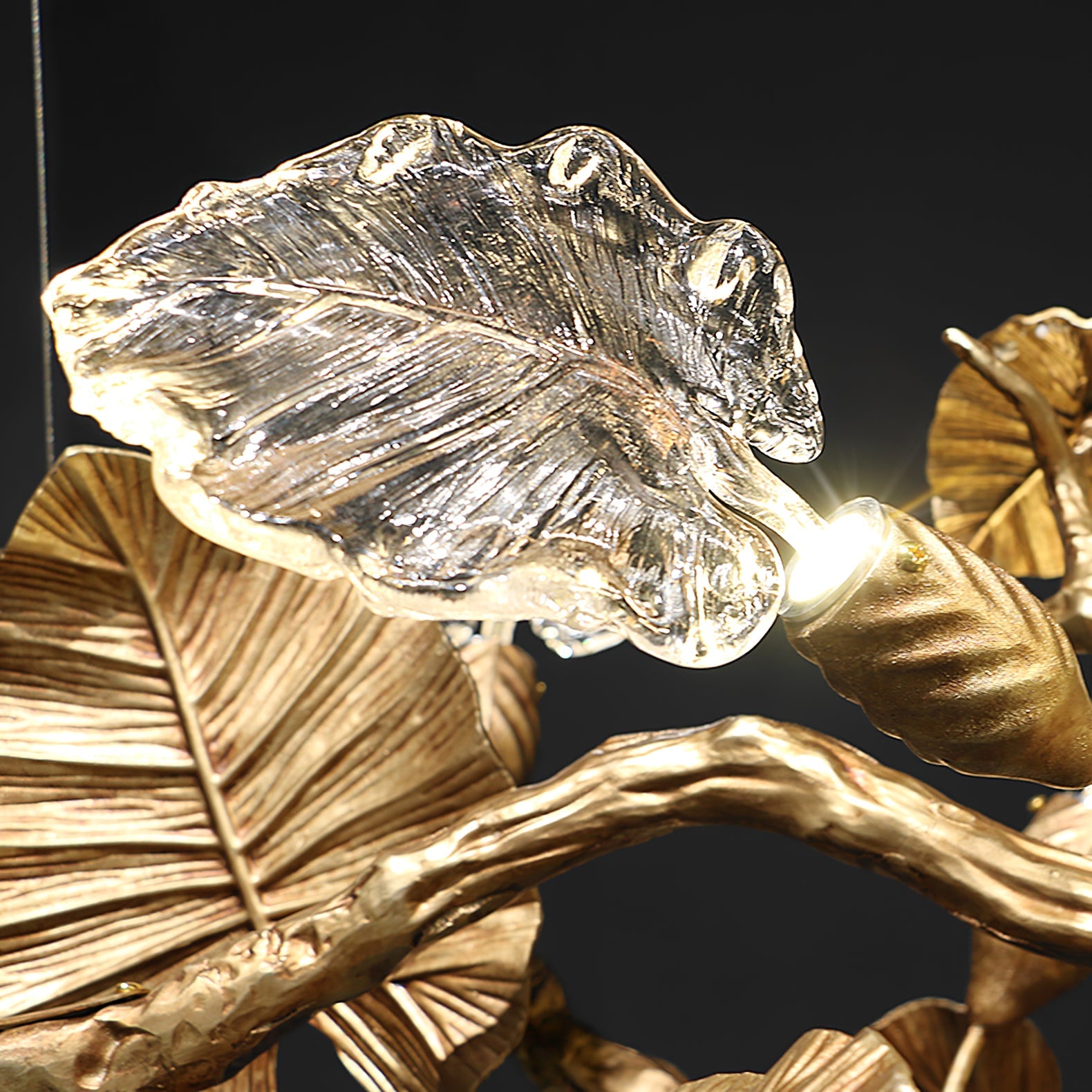 FENWICK GILDING LEAF CEILING LANTERN