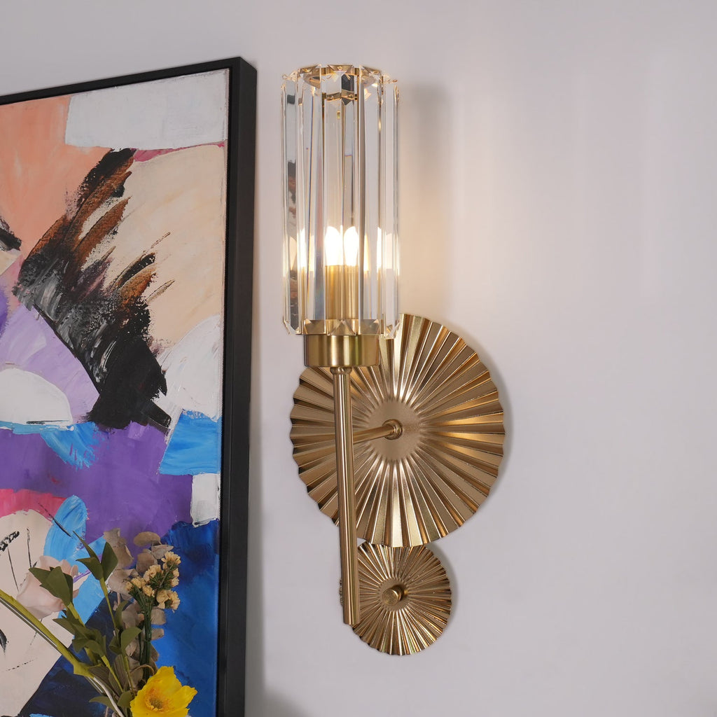 FENWICK VINTAGE BRASS WALL SCONCE