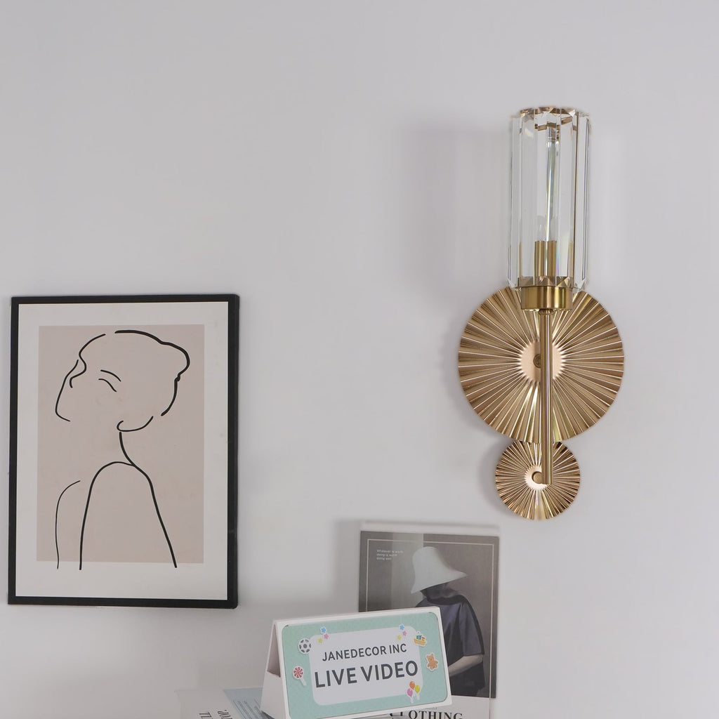 FENWICK VINTAGE BRASS WALL SCONCE