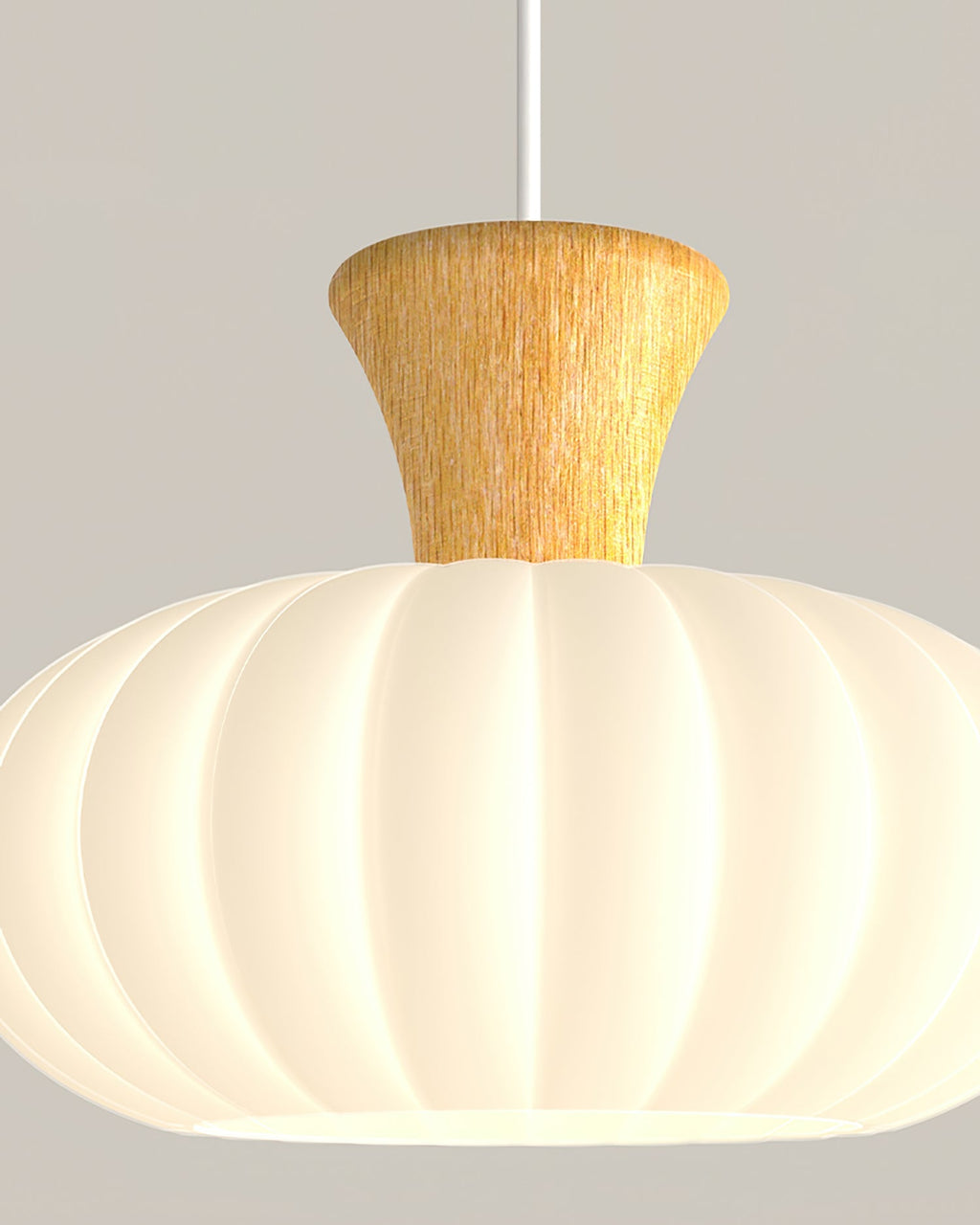 FENWICK RIBBED GOURD HANGING LANTERN
