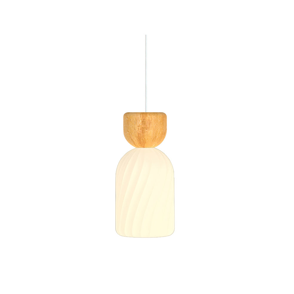 FENWICK RIBBED GOURD HANGING LANTERN