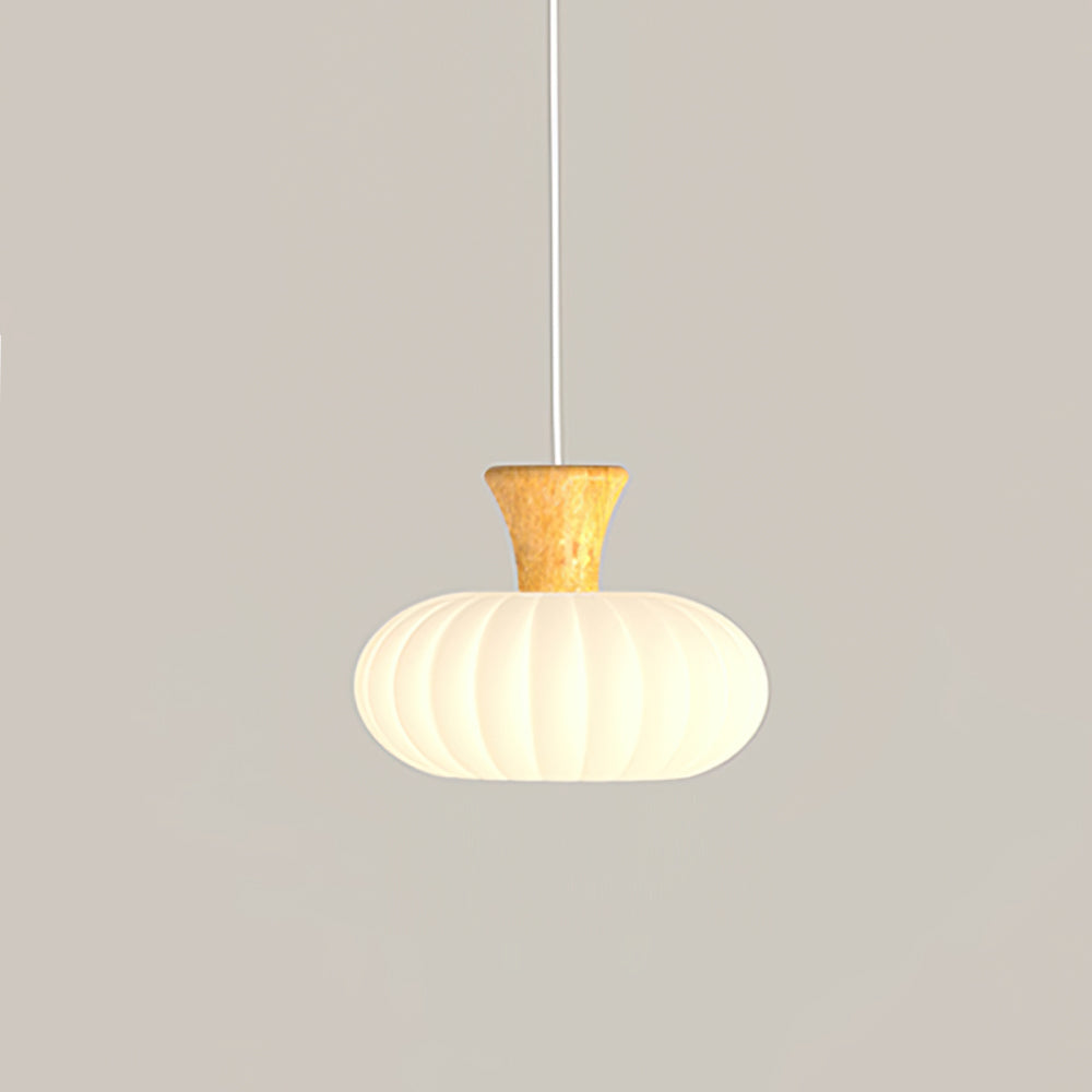 FENWICK RIBBED GOURD HANGING LANTERN