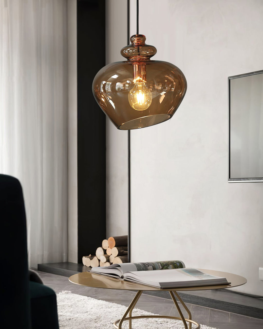 FENWICK CRYSTAL DROPLET HANGING LIGHT