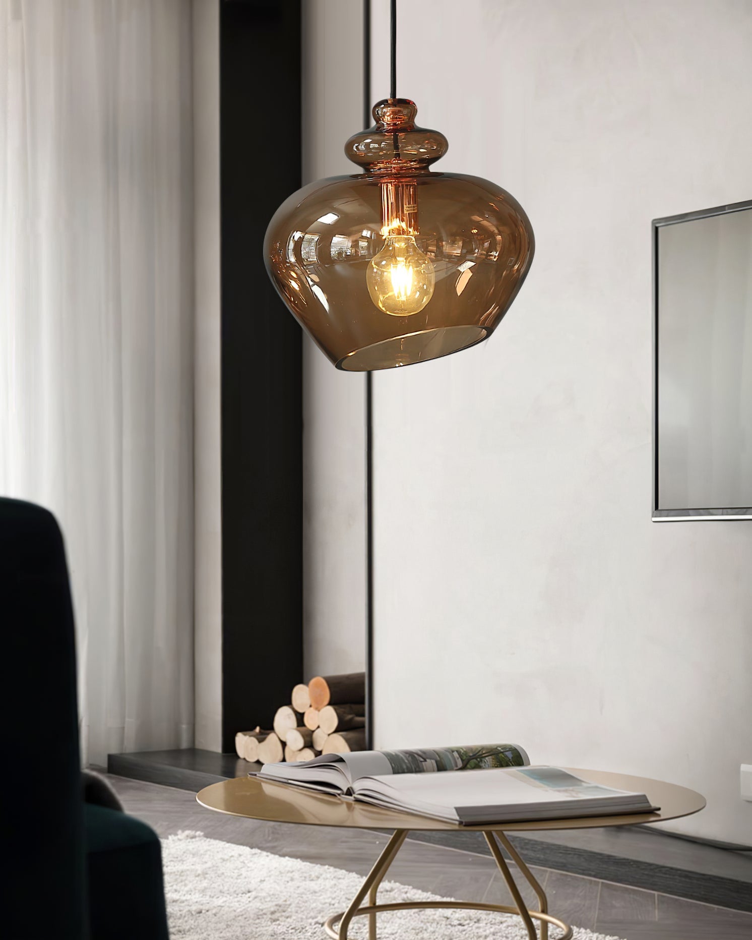 FENWICK CRYSTAL DROPLET HANGING LIGHT