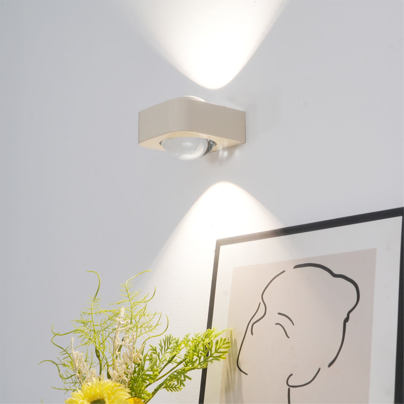 FELICITY FROSTED GLASS WALL SCONCE