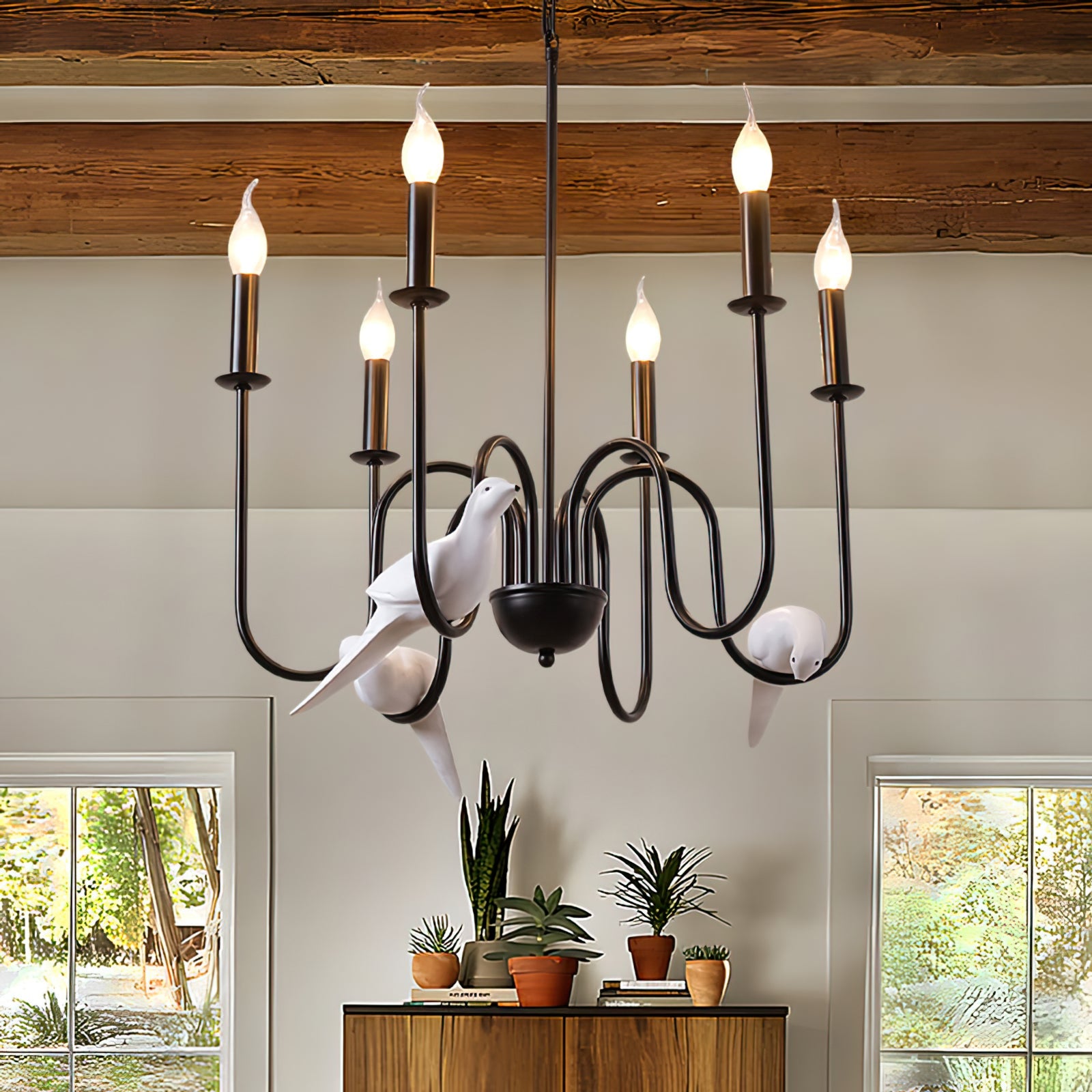 FELICITY AVIAN CRYSTAL LIGHTING FIXTURE