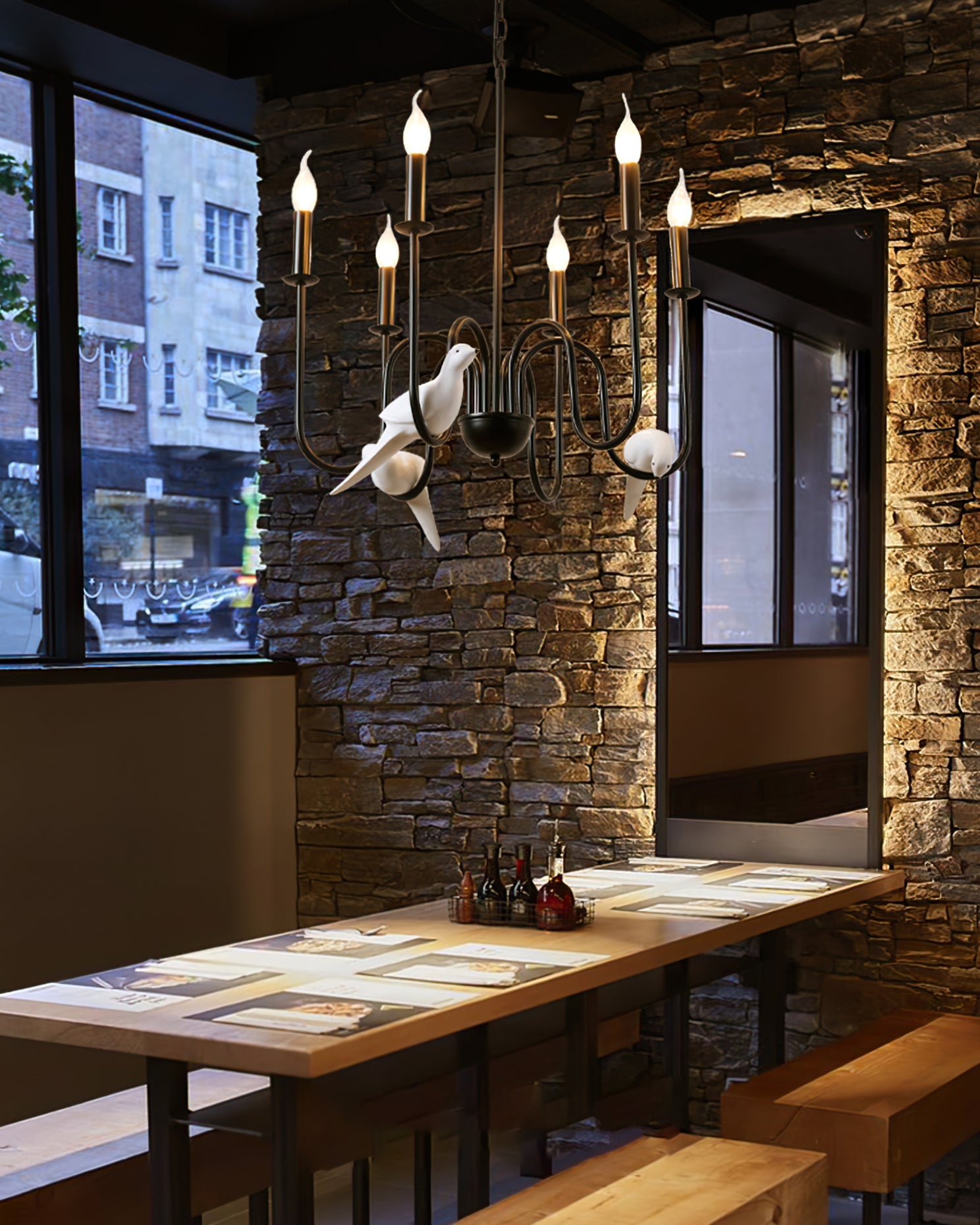 FELICITY AVIAN CRYSTAL LIGHTING FIXTURE