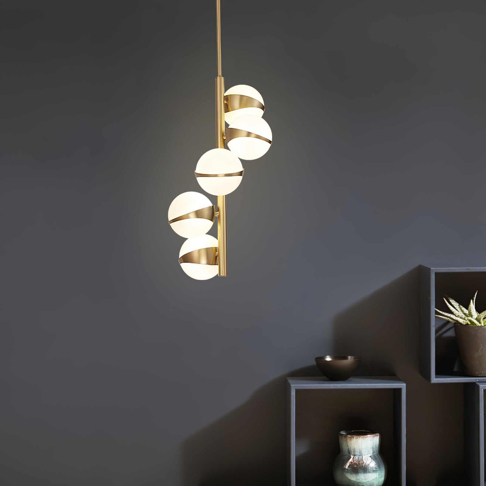 WINTHROP CRYSTAL CEILING ORB