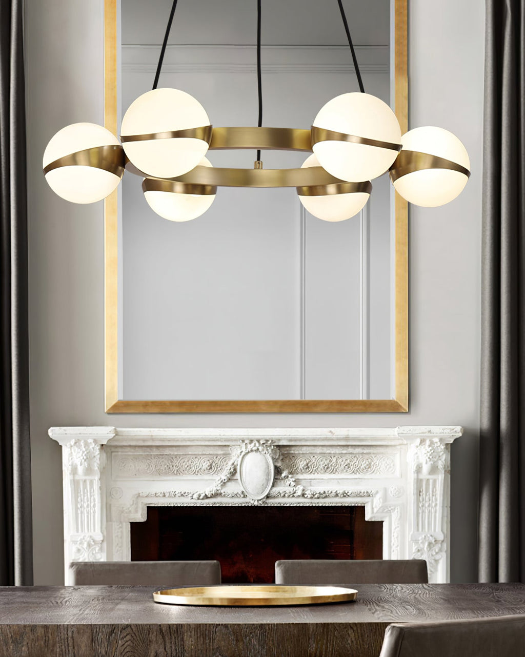 WINTHROP CRYSTAL CEILING ORB