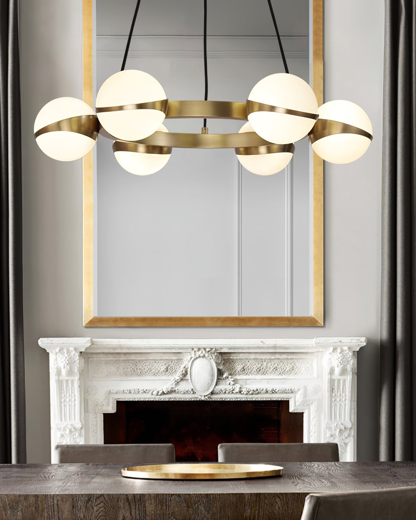 WINTHROP CRYSTAL CEILING ORB