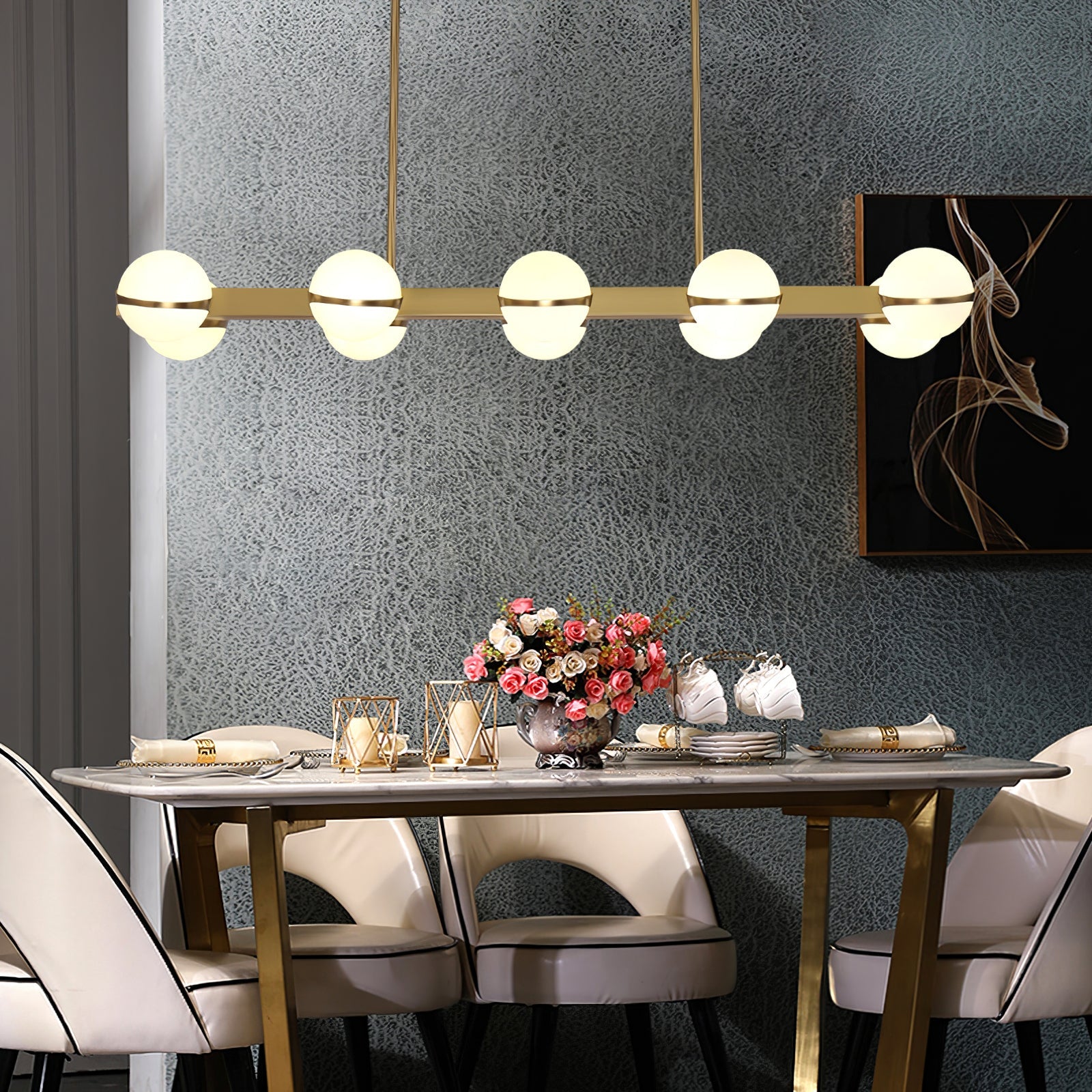 WINTHROP CRYSTAL CEILING ORB
