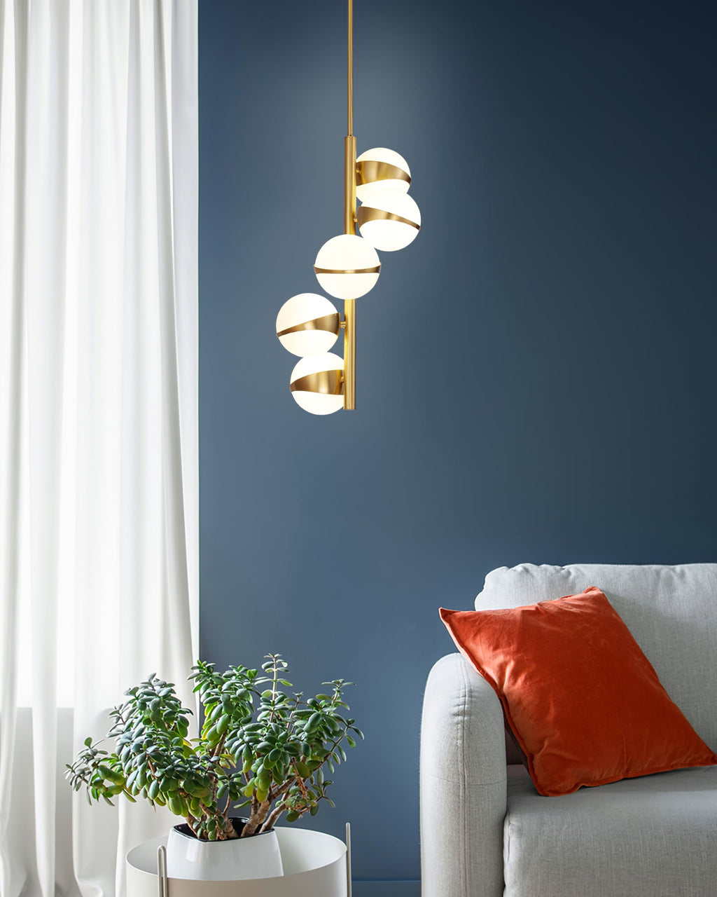WINTHROP CRYSTAL CEILING ORB