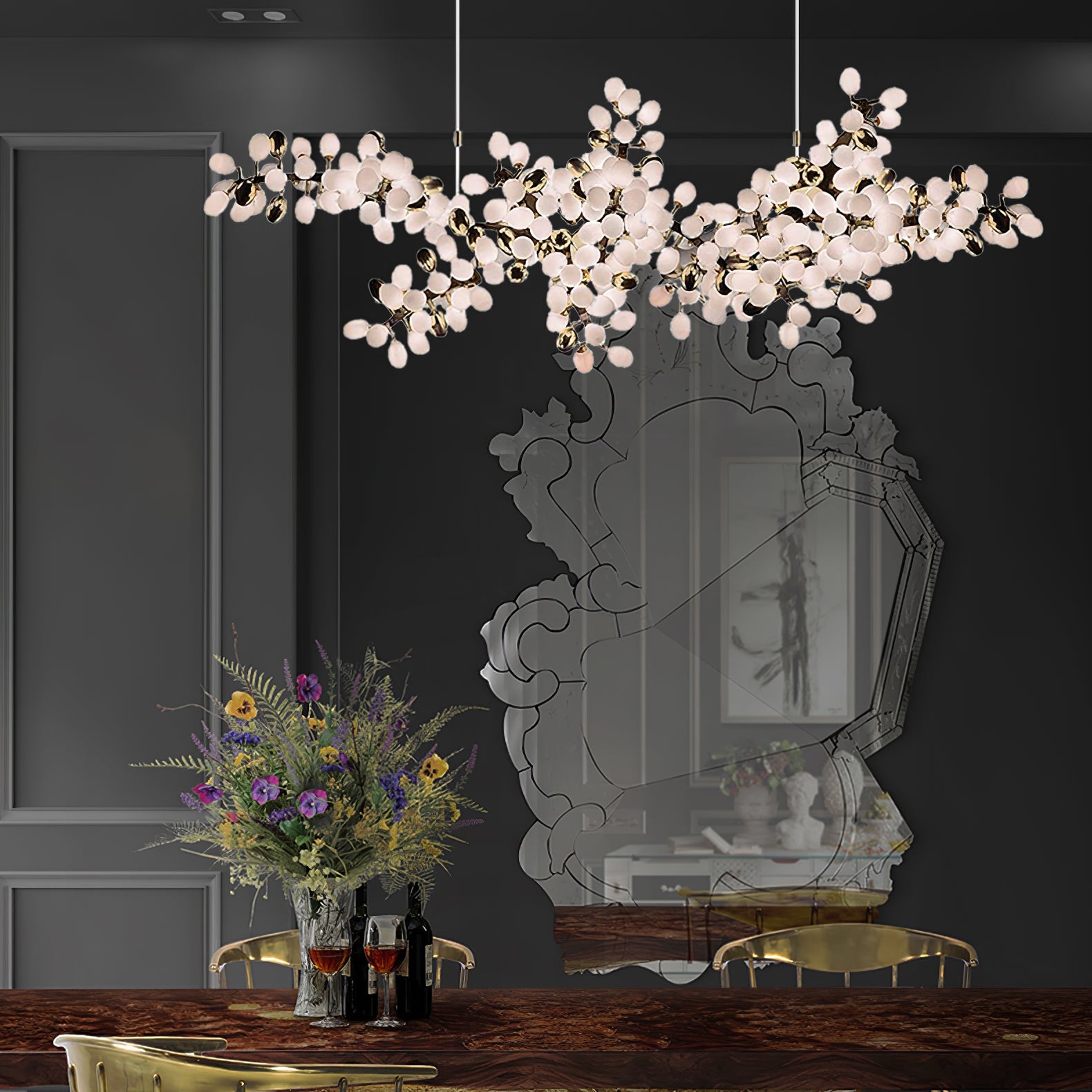 WINTERBOURNE VINEYARD ORB CHANDELIER