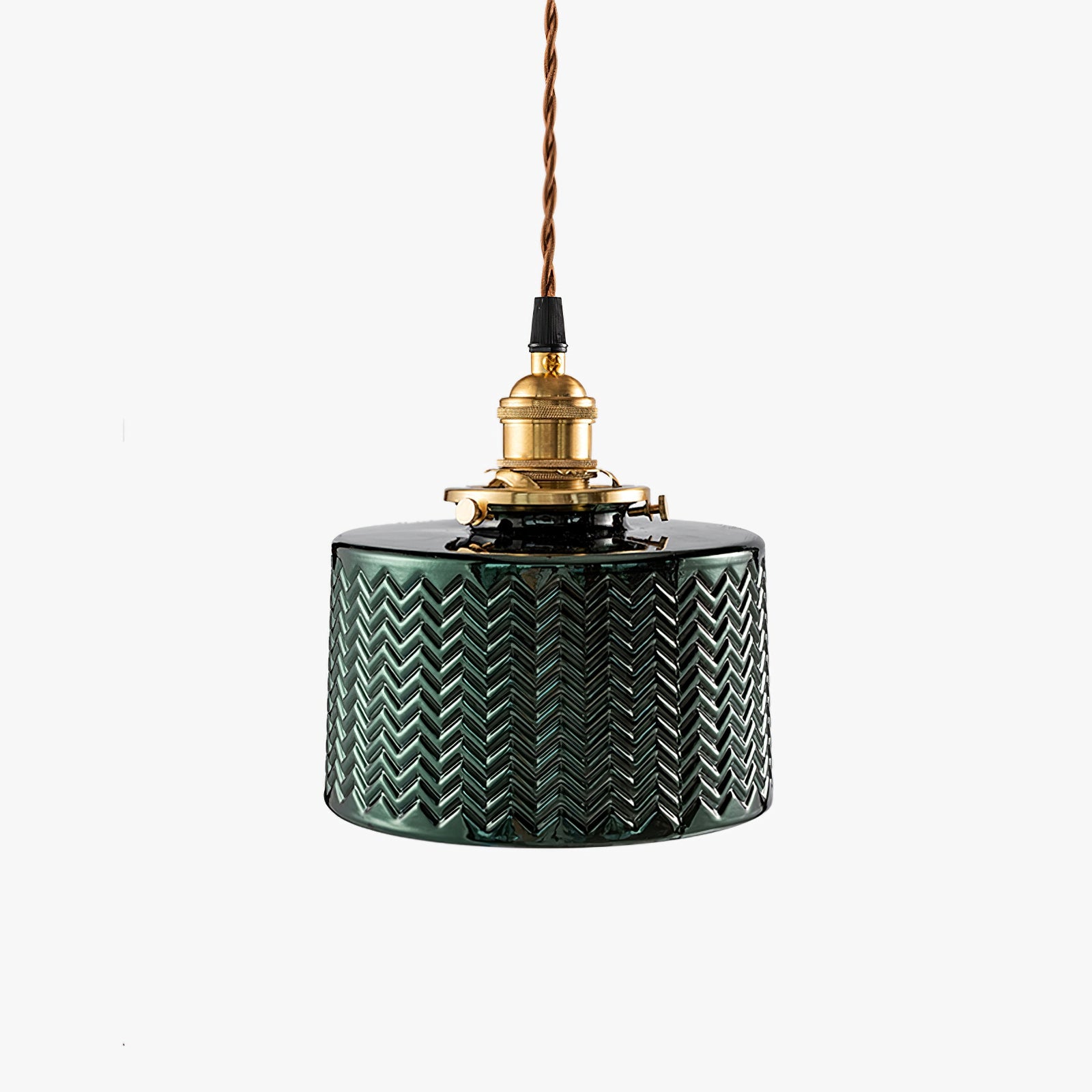 VERDANT GLEAM GLASS HANGING LANTERN