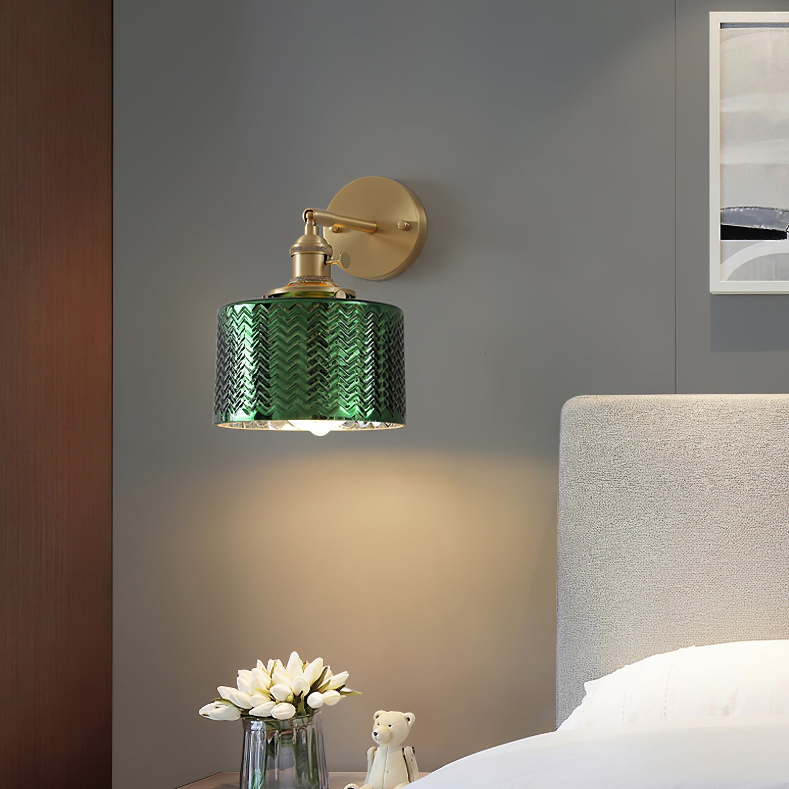 VERDANT HOLLOW GLASS WALL SCONCE