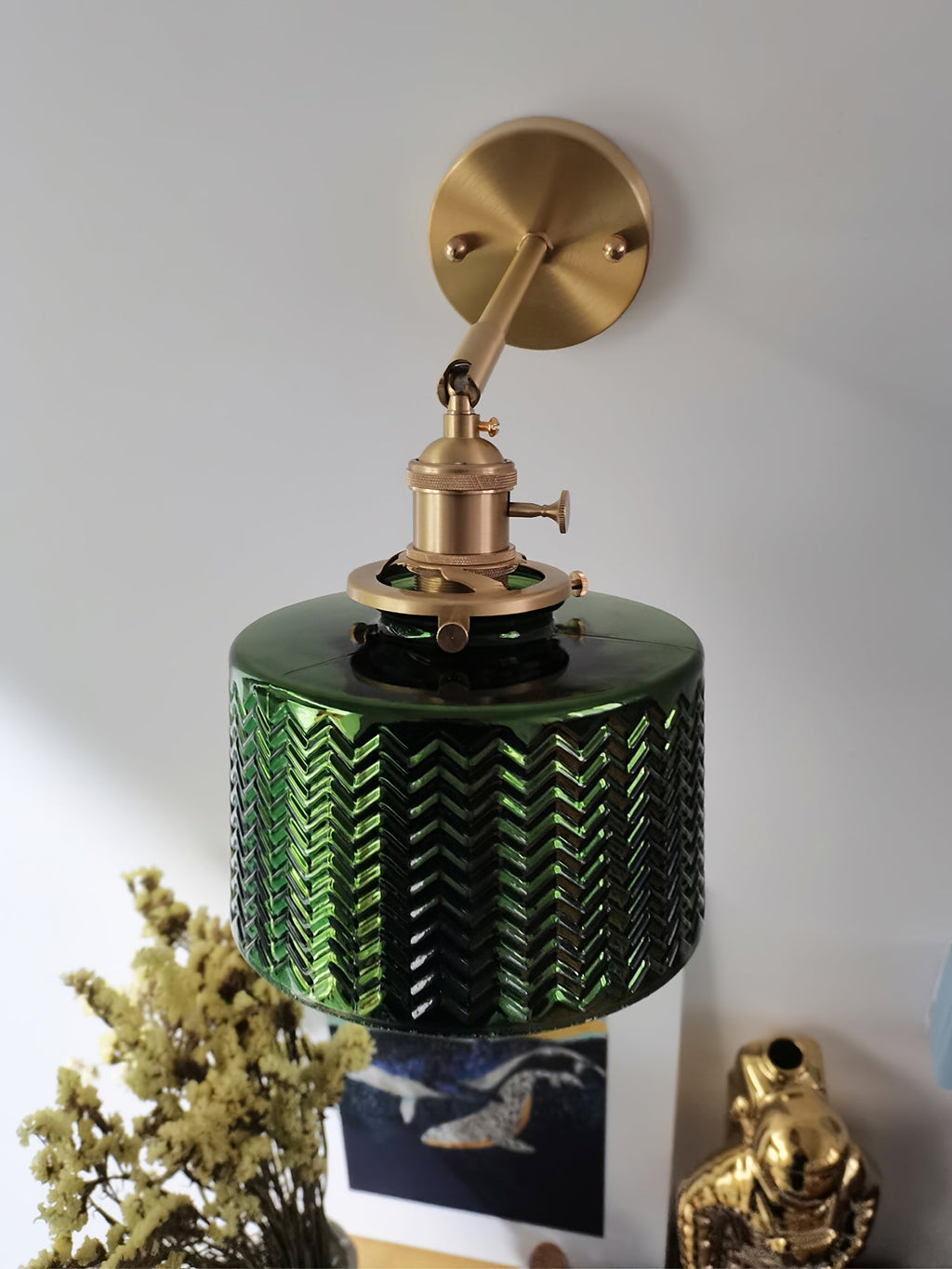 VERDANT HOLLOW GLASS WALL SCONCE
