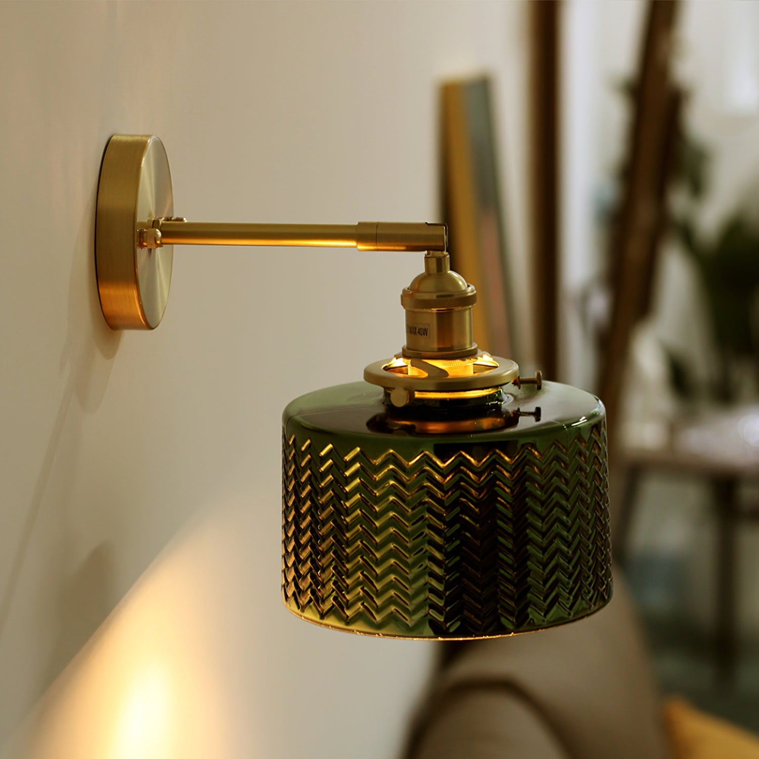 VERDANT HOLLOW GLASS WALL SCONCE