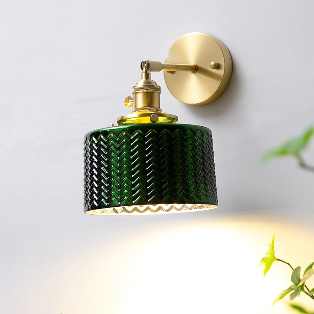 VERDANT HOLLOW GLASS WALL SCONCE