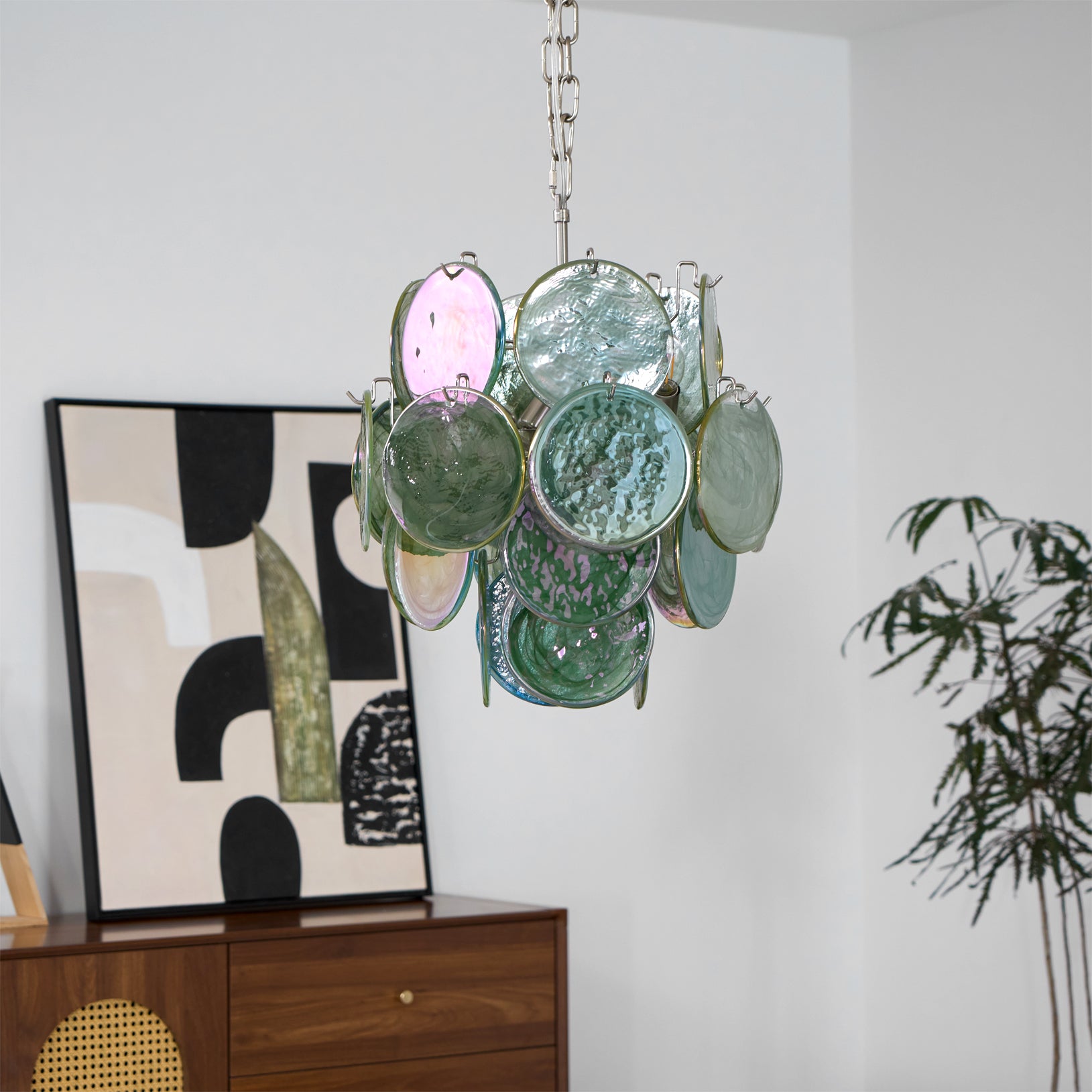 VERDANT FOLIO CIRCULAR LIGHTING INSTALLATION