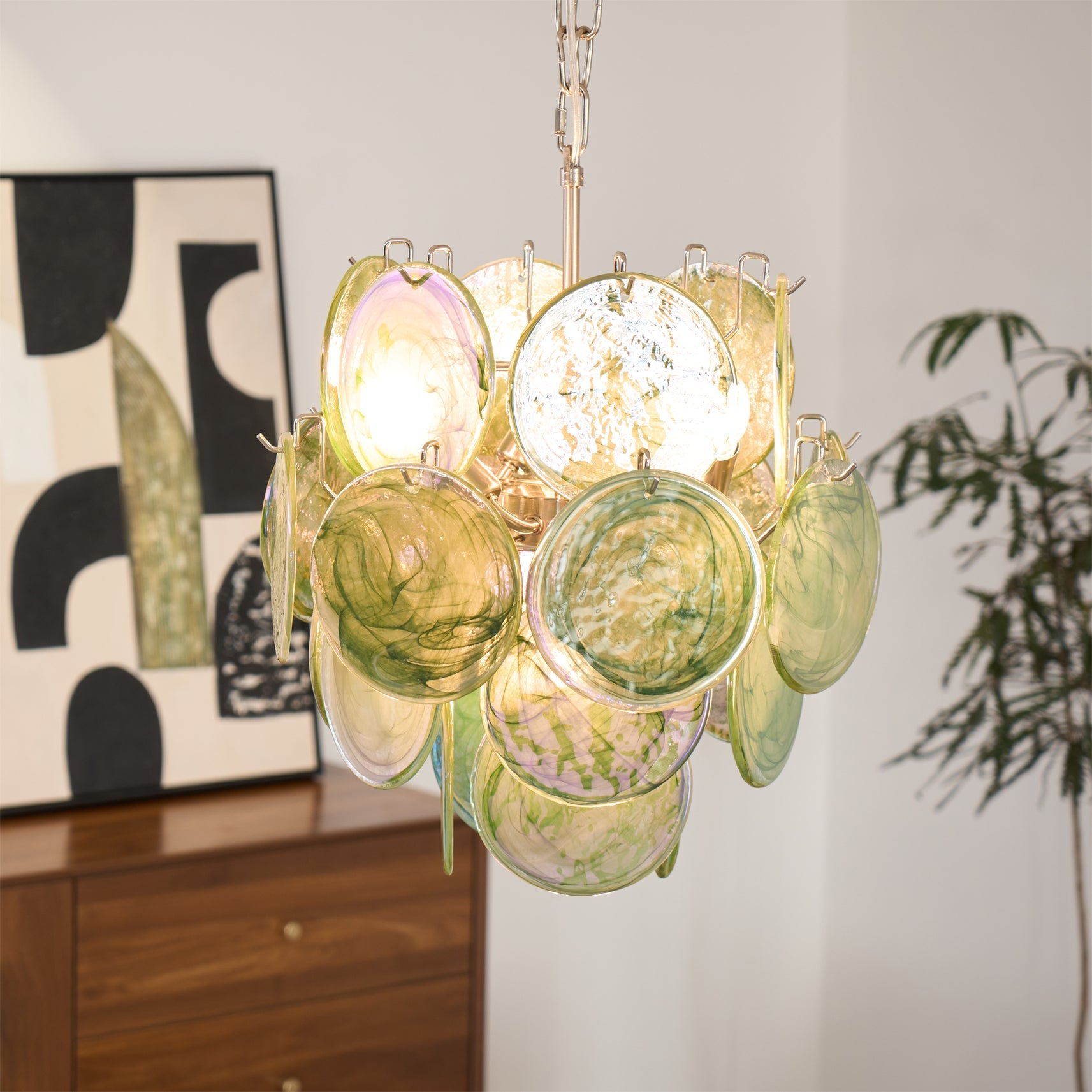 VERDANT FOLIO CIRCULAR LIGHTING INSTALLATION