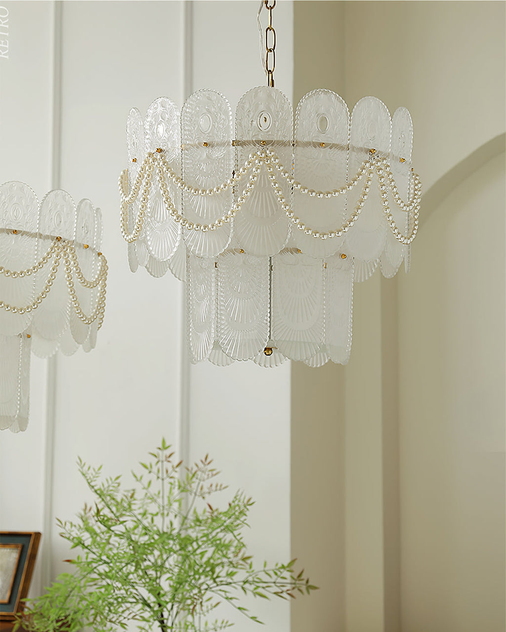 VANDERBILT CRYSTAL LANTERN CHANDELIER