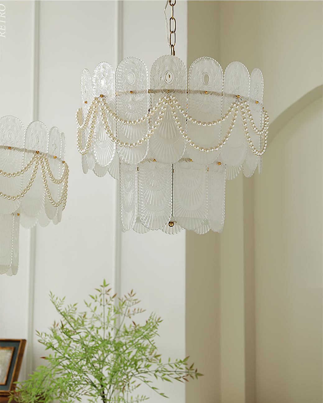VANDERBILT CRYSTAL LANTERN CHANDELIER