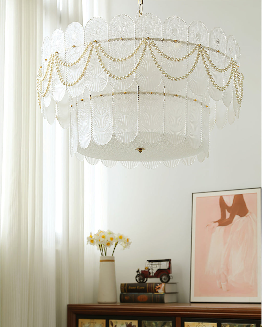 VANDERBILT CRYSTAL LANTERN CHANDELIER