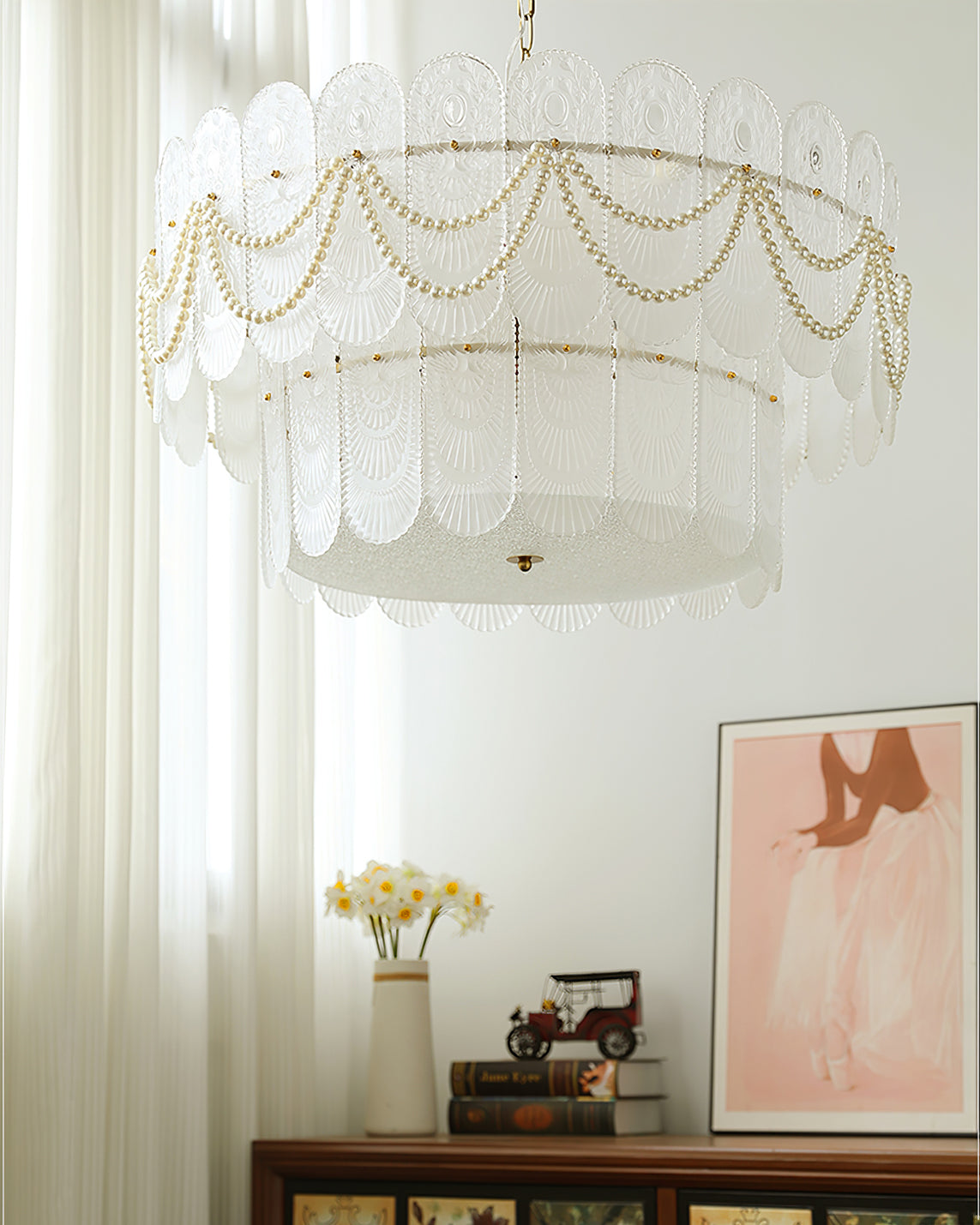 VANDERBILT CRYSTAL LANTERN CHANDELIER