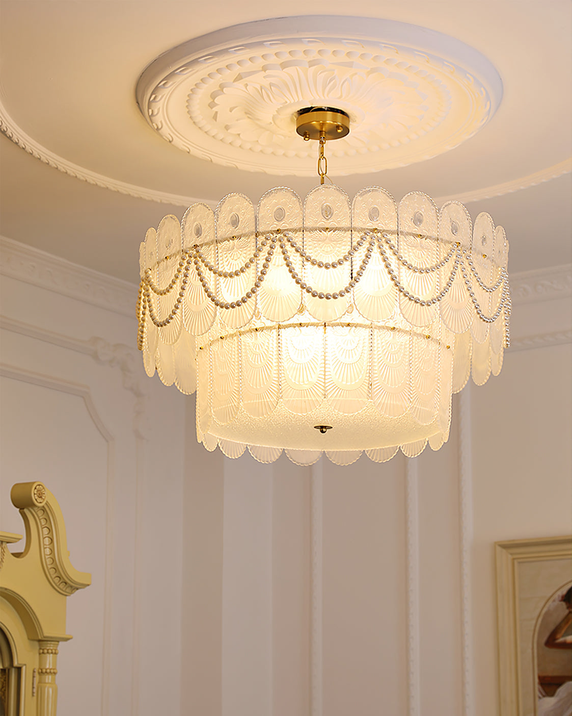 VANDERBILT CRYSTAL LANTERN CHANDELIER