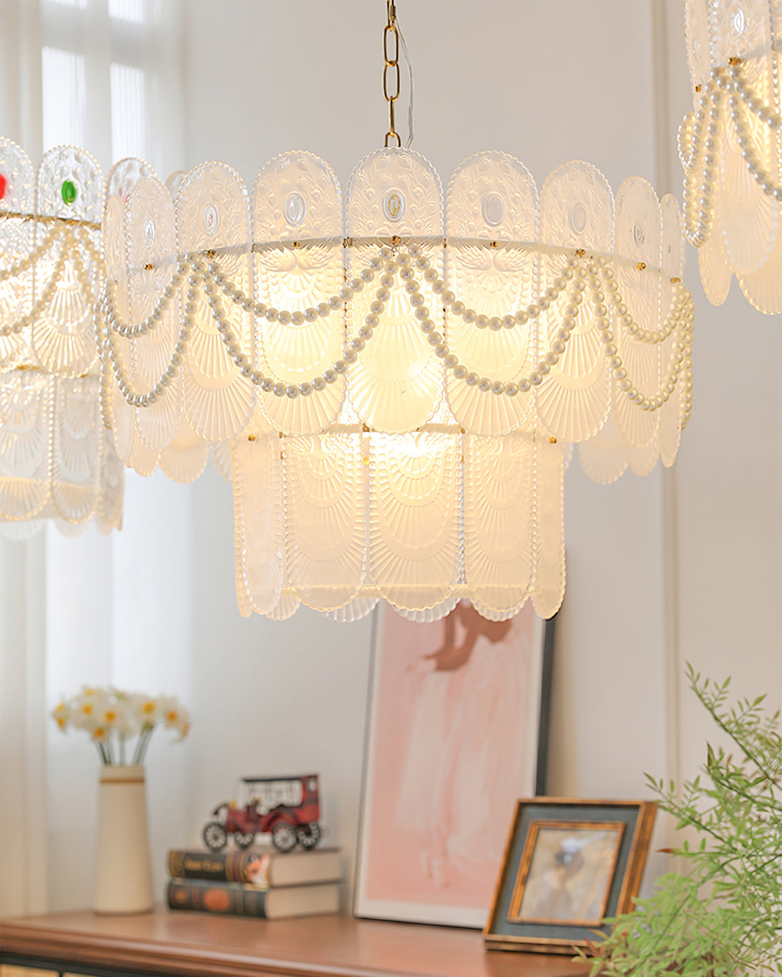 VANDERBILT CRYSTAL LANTERN CHANDELIER