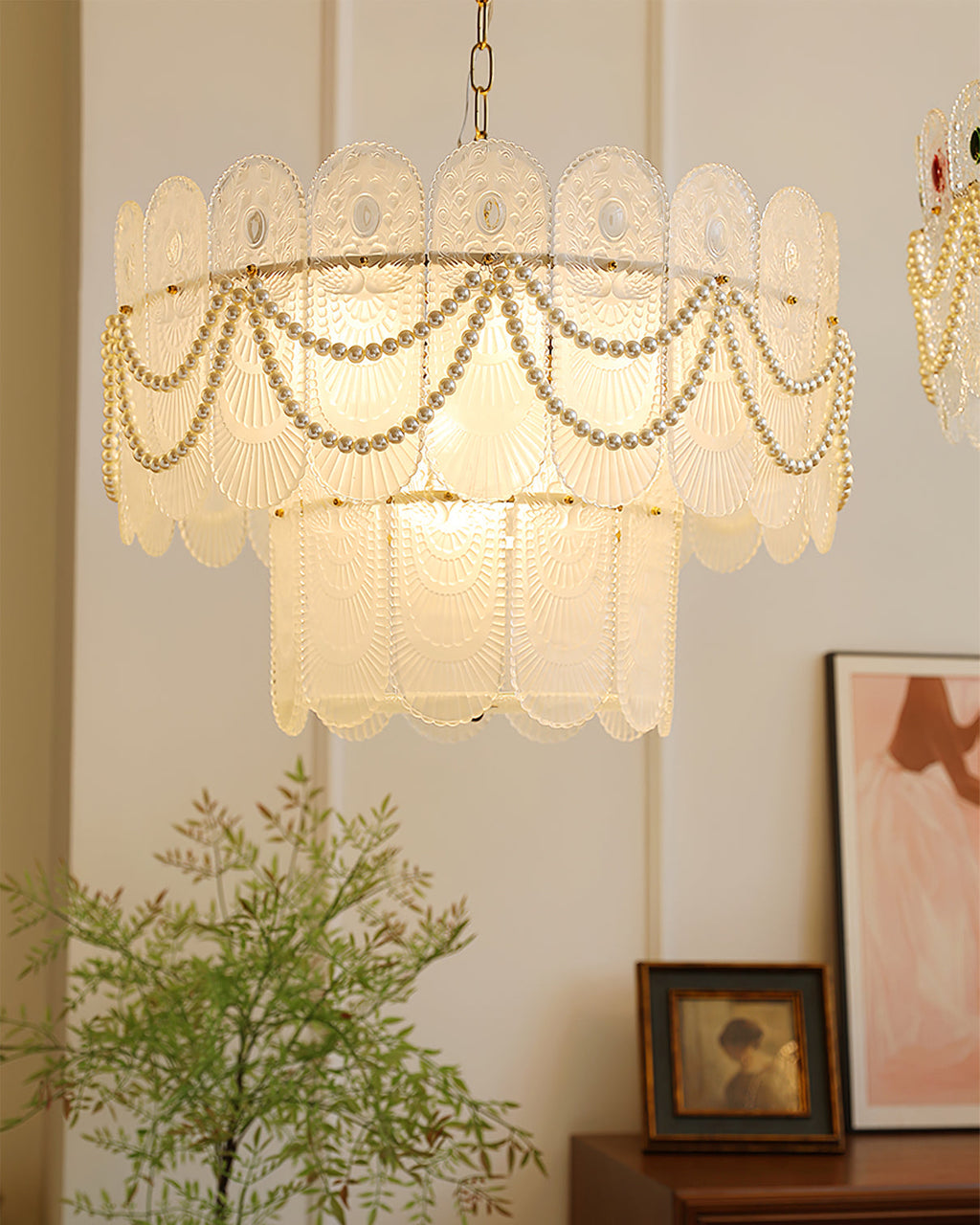 VANDERBILT CRYSTAL LANTERN CHANDELIER
