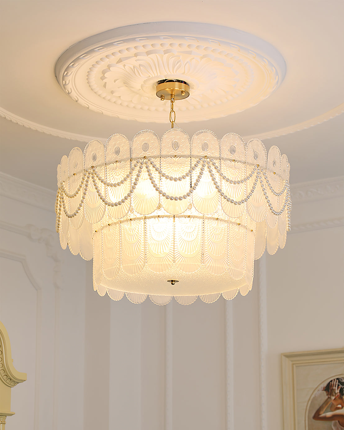VANDERBILT CRYSTAL LANTERN CHANDELIER