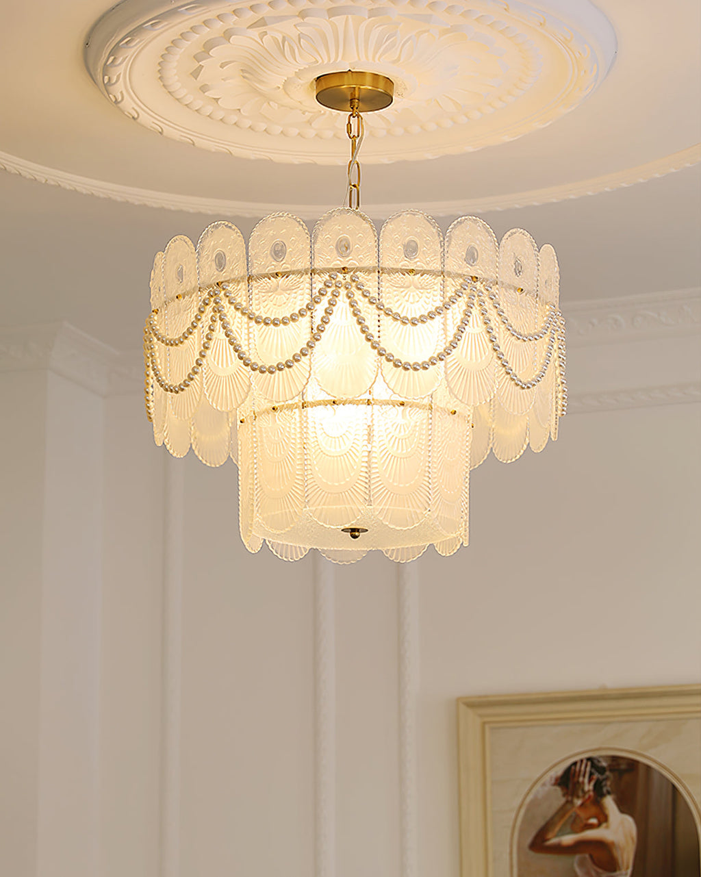 VANDERBILT CRYSTAL LANTERN CHANDELIER