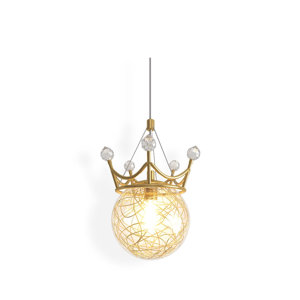 FLORENCE FROSTED FLORA PENDANT LIGHT