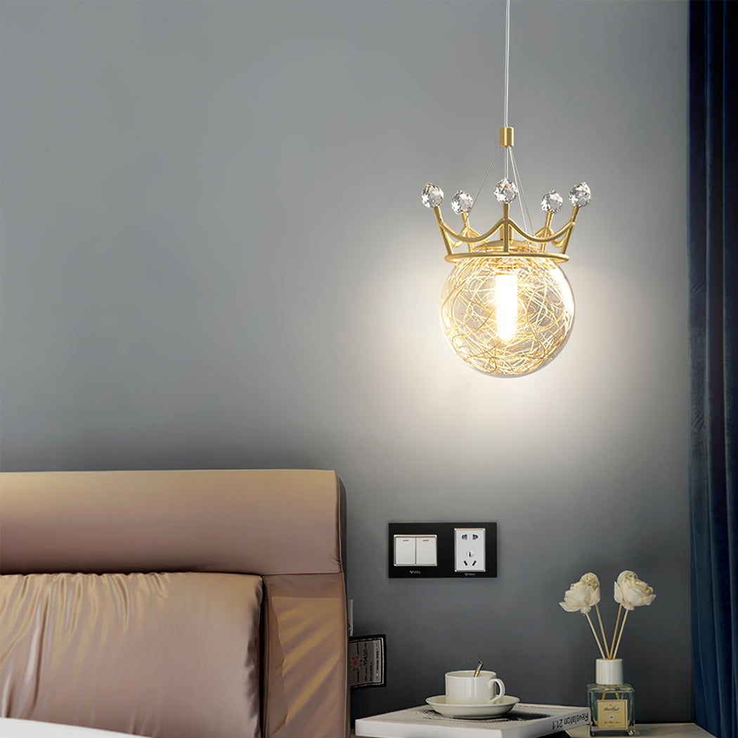 FLORENCE FROSTED FLORA PENDANT LIGHT