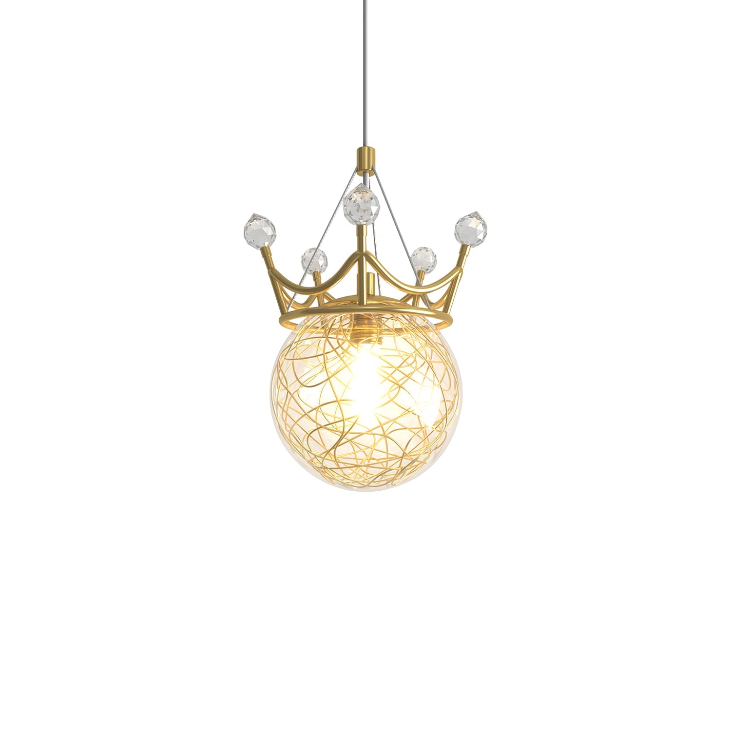 FLORENCE FROSTED FLORA PENDANT LIGHT