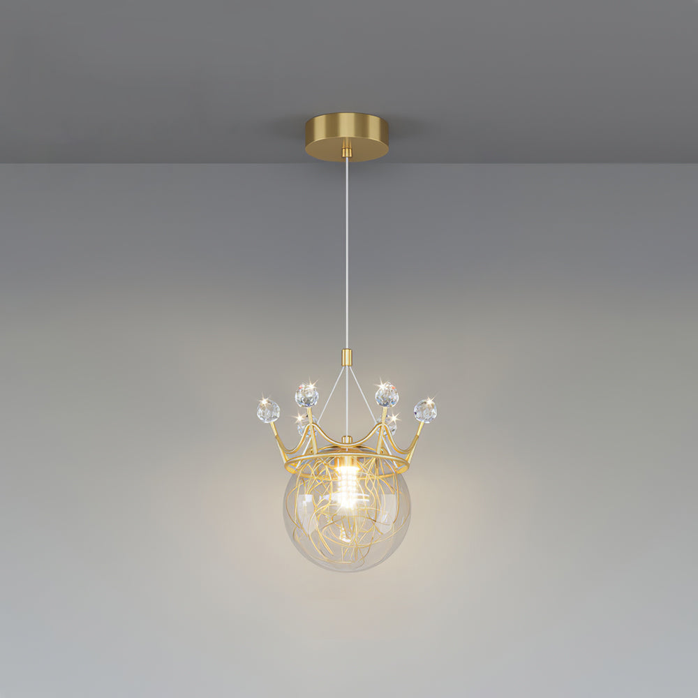 FLORENCE FROSTED FLORA PENDANT LIGHT